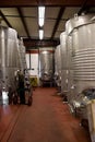 Wine Storage Tanks Royalty Free Stock Photo