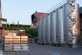 Wine storages in Chateau Vartely, Orhei, Moldova Royalty Free Stock Photo