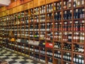 Wine store interior