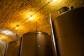 Wine Tanks in an Old Winery Royalty Free Stock Photo