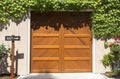 Wine tasting room entrance in Napa Valley