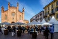 Wine tasting at Vinum Alba, Italy Royalty Free Stock Photo