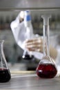Wine testing lab Royalty Free Stock Photo