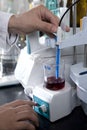 Wine testing lab Royalty Free Stock Photo