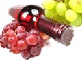 Wine tilted Royalty Free Stock Photo