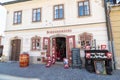 Wine trading house in the old center of Eger, Hungary