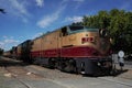 Wine train in Napa, California Royalty Free Stock Photo