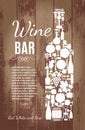 Wine vector background