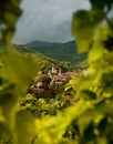 Wine village in france Royalty Free Stock Photo