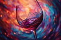 Wine Whirls of Creativity Royalty Free Stock Photo