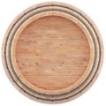 Wine, whiskey, rum, beer barrel top view