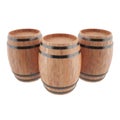 Wine, whiskey, rum, beer barrels Royalty Free Stock Photo