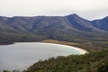 Wineglass Bay beach located in Freycinet National Park, Tasmania Royalty Free Stock Photo