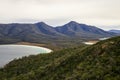 Wineglass Bay beach located in Freycinet National Park, Tasmania Royalty Free Stock Photo