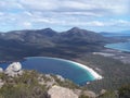 Wineglass Bay in Freycinet National Park Royalty Free Stock Photo