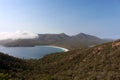 Wineglass Bay in Freycinet National Park, Tasmania, Australia Royalty Free Stock Photo