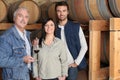 Winemaker giving a tour