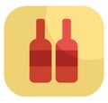 Winemaking hobbie, icon Royalty Free Stock Photo