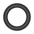 Winer car tire tyre white background vector illustration Royalty Free Stock Photo