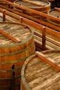 Winery Aging Vats Royalty Free Stock Photo