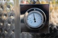 Winery analogue gauge or gage display Royalty Free Stock Photo