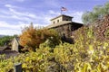 Winery in the Sonoma Valley in California. Royalty Free Stock Photo