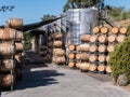 Winery storage Royalty Free Stock Photo