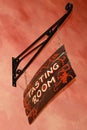 Winery tasting room sign Royalty Free Stock Photo