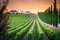 A winery in Umbria, Italy. Royalty Free Stock Photo