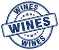 wines blue stamp