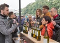 Wines of Kyiv Food and Wine Festival in Kiev, Ukraine. Royalty Free Stock Photo