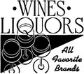 Wines Liquors Royalty Free Stock Photo