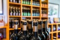 Wines shopping background concept Royalty Free Stock Photo