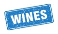 wines sign. wines grunge stamp.