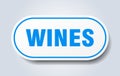 wines sticker.