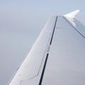 Wing of an airoplane Royalty Free Stock Photo
