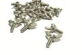 Wing bolt screws. Royalty Free Stock Photo