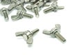 Wing bolt screws. Royalty Free Stock Photo