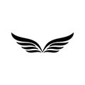 Wing Falcon Logo Template vector illustration Royalty Free Stock Photo