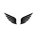 Wing Falcon Logo Template vector illustration Royalty Free Stock Photo