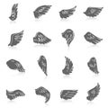 Wing Icon Set