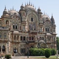 Wing of the Laxmi Vilas palace in Vadodara, India