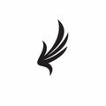 Wing Logo Simple, Wing Icon. Fly Icon