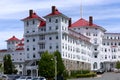 A wing of the Omni Mt Washington Hotel in Bretton Woods, NH in the White Mountains