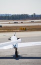 Wing and Propeller on Private Plane Royalty Free Stock Photo