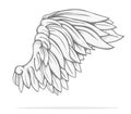 Wing Vector design Royalty Free Stock Photo