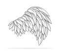 Wing Vector design Royalty Free Stock Photo