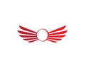 Wing vector icon illustration design Royalty Free Stock Photo