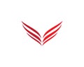 Wing vector icon illustration design Royalty Free Stock Photo