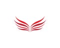 Wing vector icon illustration design Royalty Free Stock Photo